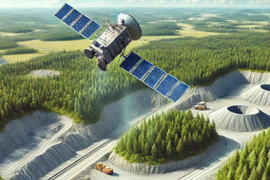 Satellit baseret tilsyn af råstofgrave
