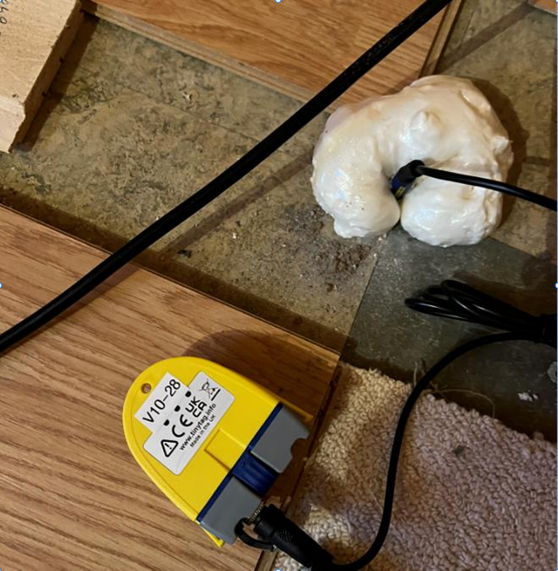 Testhus: Kuldepåvirkning ved ventilation under gulv